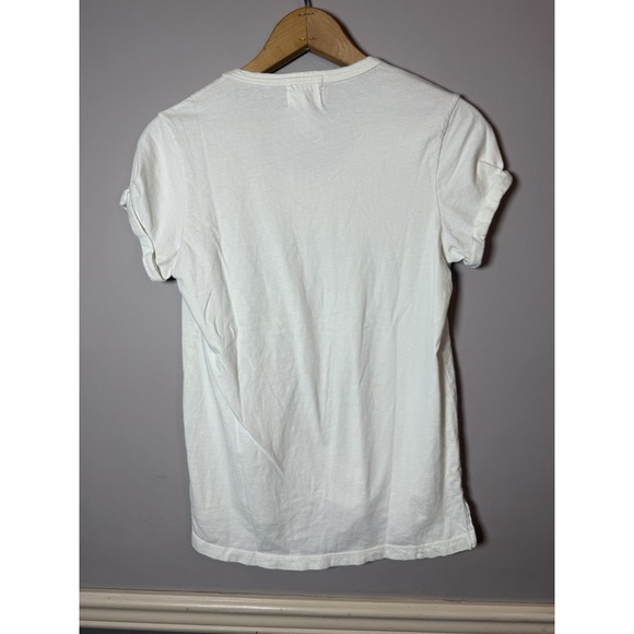 t.la White Size XS T-shirt Merci Beaucoup - Picture 5 of 7